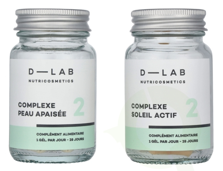 D-Lab Nutricosmetics D-Lab Total Brightness Duo Capsules Set 2 piece Absolu De Sod 28 caps/Complexe Soleil Actif 28 caps i gruppen SKÖNHET & HÄLSA / Hudvård / Ansiktsvård / Serum Hud hos TP E-commerce Nordic AB (C99734)