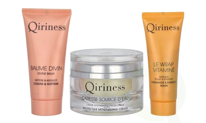 Qiriness Boite A Caresse Source D\'eau Set 100 ml Caresse Source d\'Eau Cream 50ml/Balm Divin 30ml/Vitamin Wrap 20ml i gruppen SKÖNHET & HÄLSA / Presentkit / Presentkit För Henne hos TP E-commerce Nordic AB (C99783)