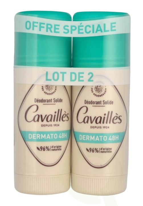 Roge Cavailles Dermato 48H Deo Stick Duo 80 ml 2x40ml i gruppen SKÖNHET & HÄLSA / Doft & Parfym / Deodorant / Deo för henne hos TP E-commerce Nordic AB (C99792)