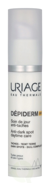 Uriage Depiderm Anti-Brown Spot Daytime Care SPF50+ 30 ml i gruppen SKÖNHET & HÄLSA / Hudvård / Ansiktsvård / Rengöring hos TP E-commerce Nordic AB (C99795)