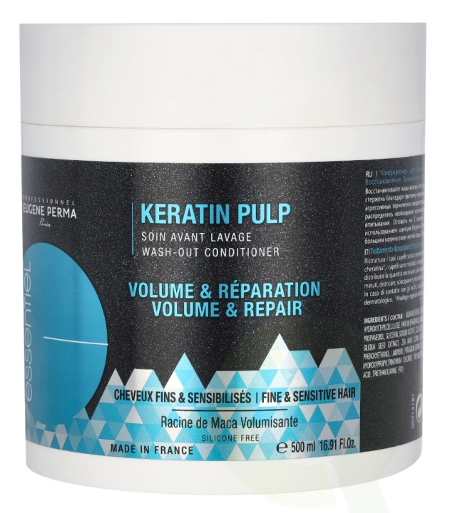 Eugene Perma Essentiel Keratine Pulp Th Wash Out Conditioner 500 ml i gruppen SKÖNHET & HÄLSA / Hår & Styling / Hårvårdsprodukter / Balsam hos TP E-commerce Nordic AB (C99811)