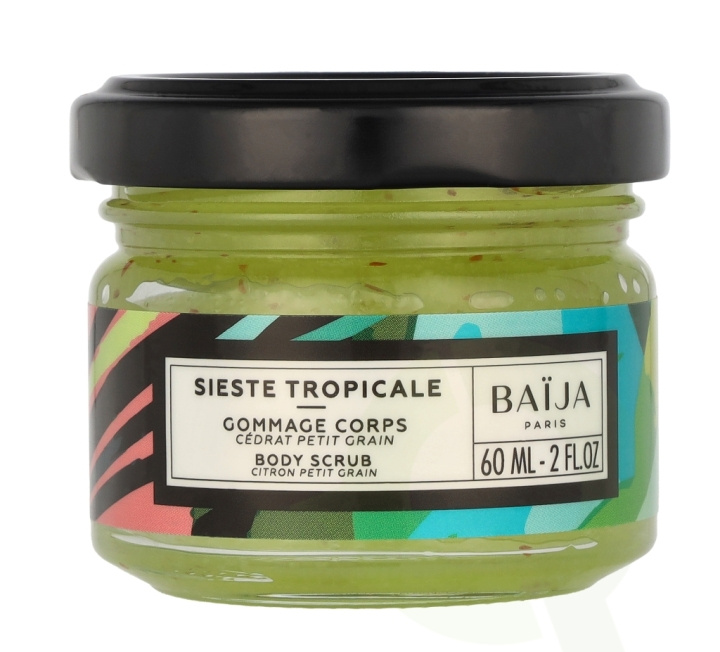 Baija Paris Baija Sieste Tropicale Body Scrub 60 ml Citron Petit Grain i gruppen SKÖNHET & HÄLSA / Hudvård / Ansiktsvård / Skrubb / Peeling hos TP E-commerce Nordic AB (C99873)