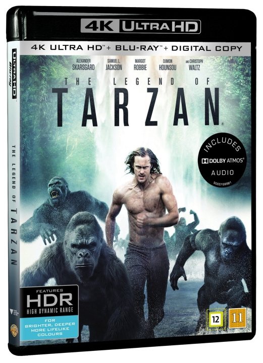 The Legend Of Tarzan (4K Blu-Ray) i gruppen HEMELEKTRONIK / Ljud & Bild / TV & Tillbehör / Filmer / Blu-ray hos TP E-commerce Nordic AB (C99887)