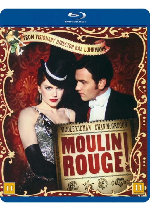 Moulin Rouge - Blu Ray i gruppen HEMELEKTRONIK / Ljud & Bild / TV & Tillbehör / Filmer / Blu-ray hos TP E-commerce Nordic AB (D00043)