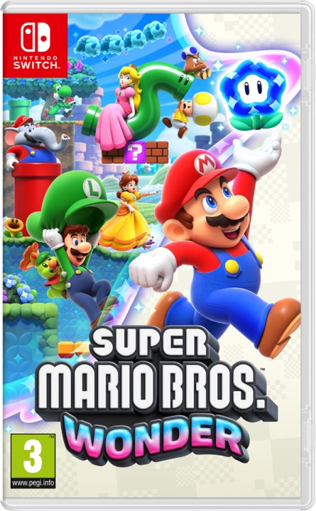 Super Mario Bros. Wonder (UK, SE, DK, FI) (Switch) i gruppen HEMELEKTRONIK / Spelkonsoler & Tillbehör / Nintendo Switch / Spel hos TP E-commerce Nordic AB (D00289)