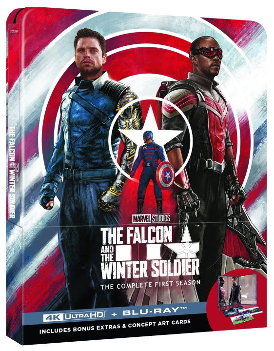 THE FALCON AND THE WINTER SOLDIER SEASON 1 - STEELBOOK i gruppen HEMELEKTRONIK / Ljud & Bild / TV & Tillbehör / Filmer / Blu-ray hos TP E-commerce Nordic AB (D00315)