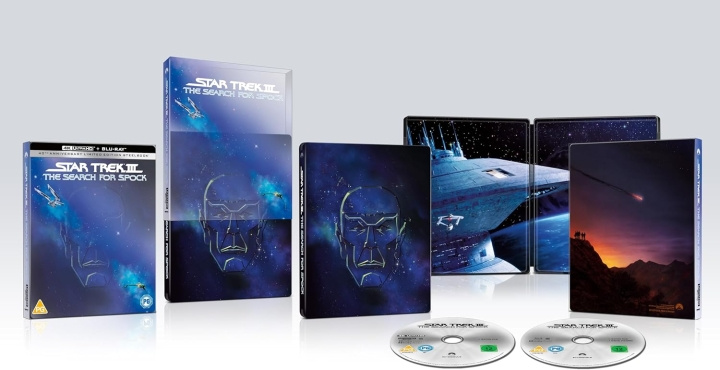 STAR TREK III: THE SEARCH FOR SPOCK STEELBOOK (2-DISC LTD EDIT) i gruppen HEMELEKTRONIK / Ljud & Bild / TV & Tillbehör / Filmer / Blu-ray hos TP E-commerce Nordic AB (D00346)