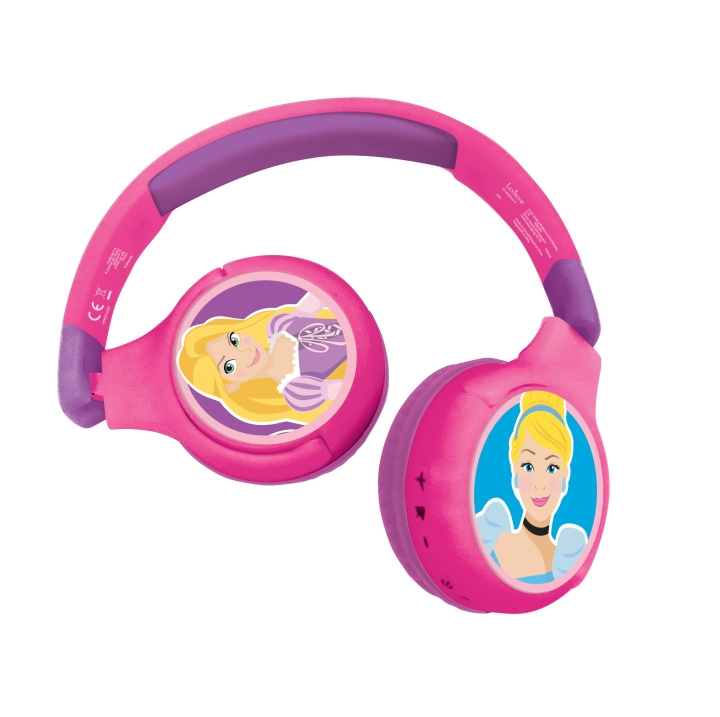 Lexibook Disney Princess - 2 i 1 Bluetooth® vikbara hörlurar (HPBT010DP) i gruppen HEMELEKTRONIK / Ljud & Bild / Hörlurar & Tillbehör / Hörlurar hos TP E-commerce Nordic AB (D00572)