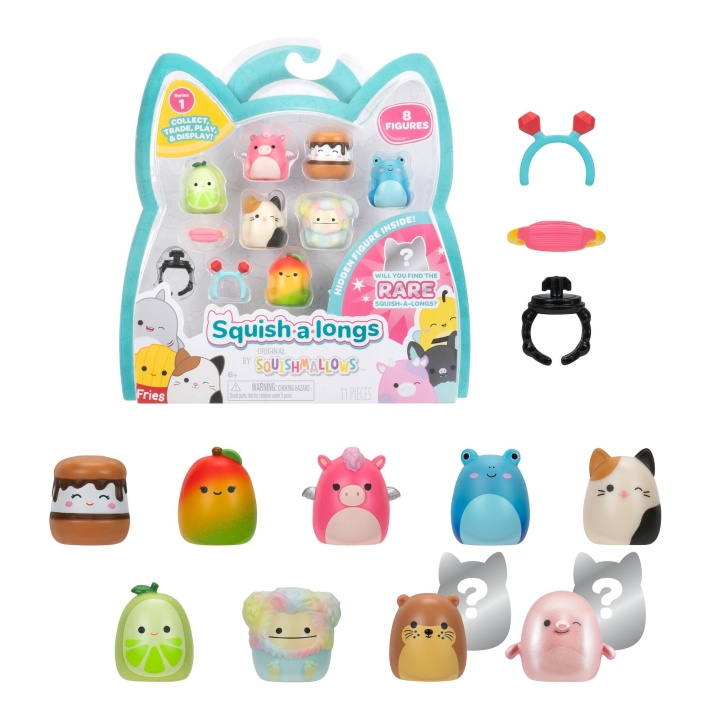 Squishalongs 2,5 cm 8-pack Asst (2420121) i gruppen LEKSAKER, BARN- & BABYPRODUKTER / Leksaker / Figurer, Miniatyrer & tillbehör hos TP E-commerce Nordic AB (D00606)