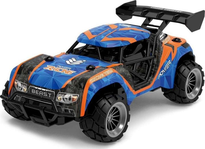 TEC-TOY Speed Racing R/C 1:18 - Blå/Orange (471412) i gruppen LEKSAKER, BARN- & BABYPRODUKTER / Radiostyrt / Radiostyrda bilar hos TP E-commerce Nordic AB (D00621)