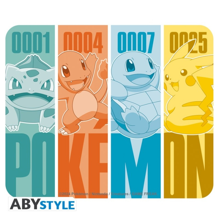 Pokémon POKEMON - Flexibel musmatta - Kanto Starters i gruppen DATORER & KRINGUTRUSTNING / Gaming / Musmattor hos TP E-commerce Nordic AB (D00622)