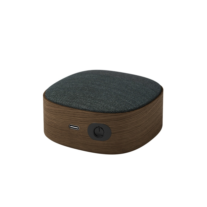 SACKit Go Wood bärbar Bluetooth-högtalare - Smoked Oak - S i gruppen HEMELEKTRONIK / Ljud & Bild / Högtalare & Tillbehör hos TP E-commerce Nordic AB (D00635)