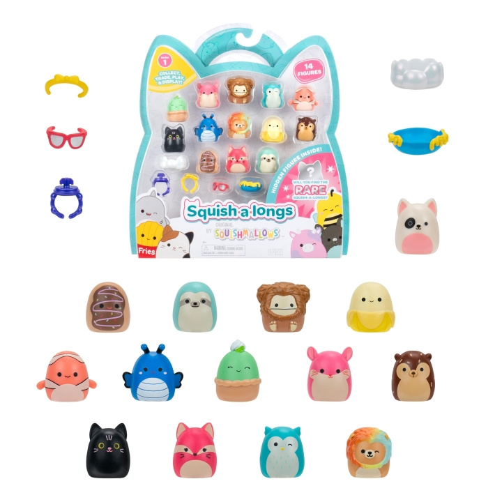 Squishalongs 2,5 cm 14-pack (2420129) i gruppen LEKSAKER, BARN- & BABYPRODUKTER / Leksaker / Figurer, Miniatyrer & tillbehör hos TP E-commerce Nordic AB (D00652)