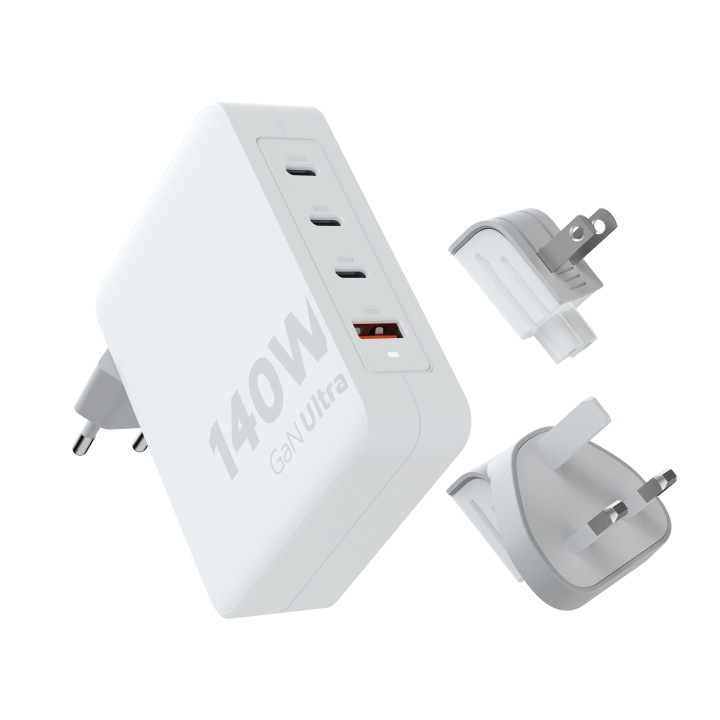 Xtorm 140W GaN Ultra-reseladdare + USB-C PD-kabel i gruppen SMARTPHONE & SURFPLATTOR / Laddare & Kablar / Väggladdare / Väggladdare Typ C hos TP E-commerce Nordic AB (D00658)