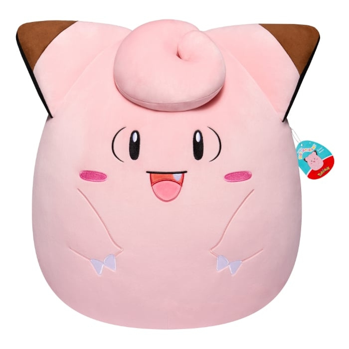 Squishmallows POKEMON CLEFAIRY, 25 CM (SQPK00249) i gruppen LEKSAKER, BARN- & BABYPRODUKTER / Babyleksaker / Gosedjur hos TP E-commerce Nordic AB (D00668)