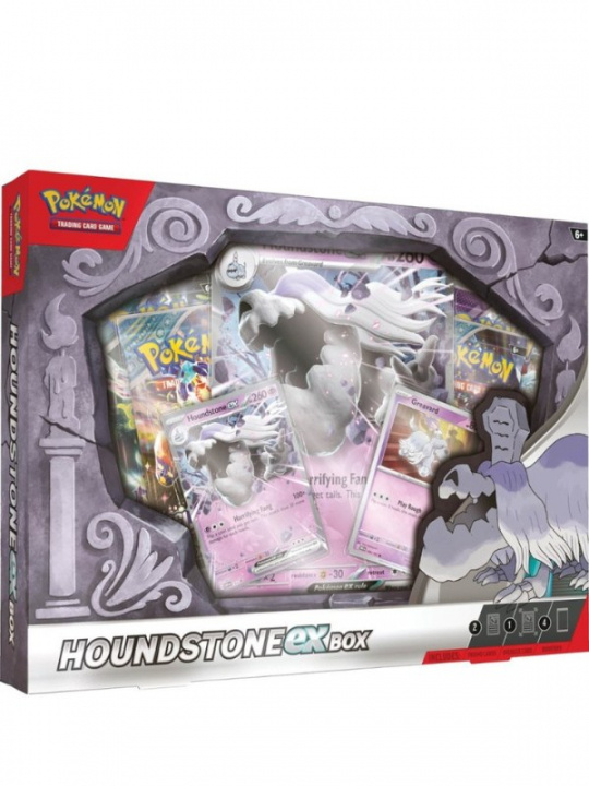 Pokémon Box EX Houndstone (POK85873 ) i gruppen LEKSAKER, BARN- & BABYPRODUKTER / Spel / Kortspel hos TP E-commerce Nordic AB (D00689)