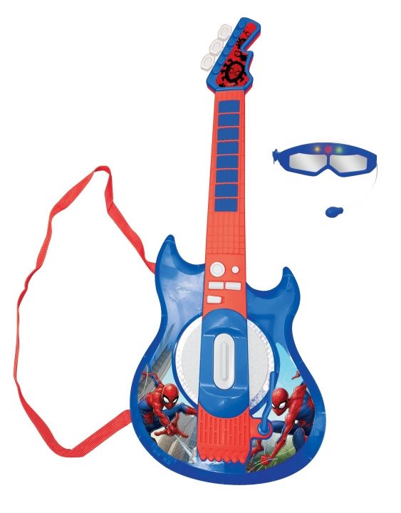 Lexibook Spider-Man - gitarr med elektronisk belysning (K260SP) i gruppen LEKSAKER, BARN- & BABYPRODUKTER / Musik, Sång & Bild / Musikinstrument hos TP E-commerce Nordic AB (D00716)