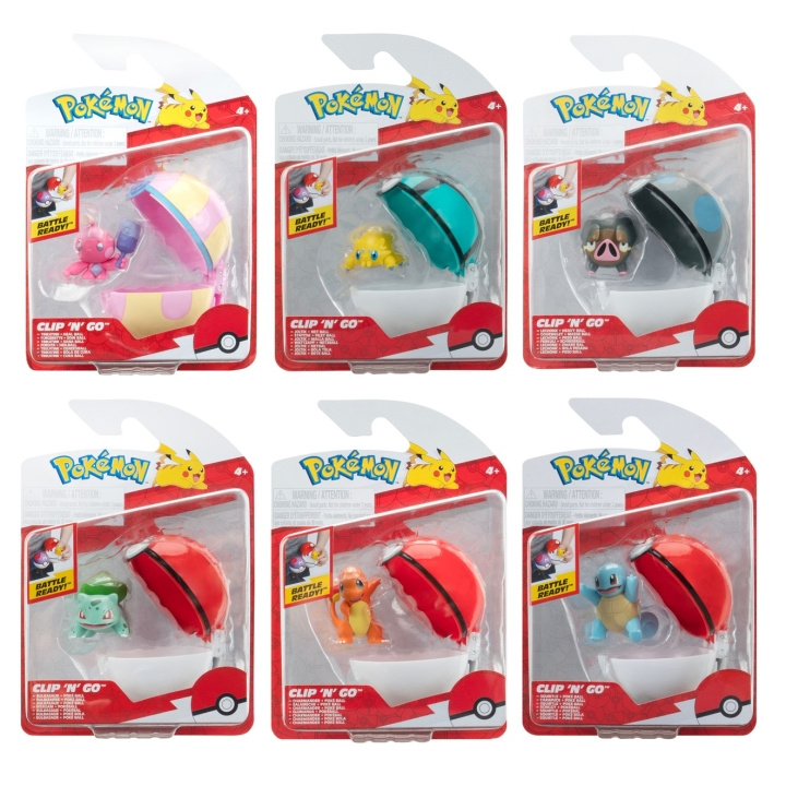 Pokémon Battle Figure Ass. (95007-18) i gruppen LEKSAKER, BARN- & BABYPRODUKTER / Leksaker / Figurer, Miniatyrer & tillbehör hos TP E-commerce Nordic AB (D00763)