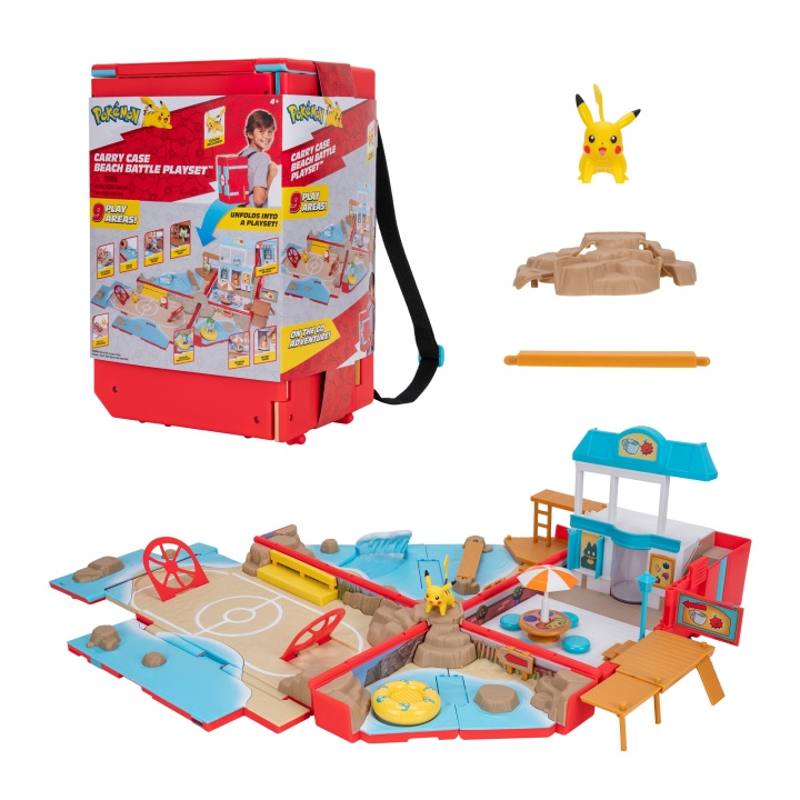 Pokémon Carry Case strandlekplats (PKW3424) i gruppen LEKSAKER, BARN- & BABYPRODUKTER / Leksaker / Lekset hos TP E-commerce Nordic AB (D00768)