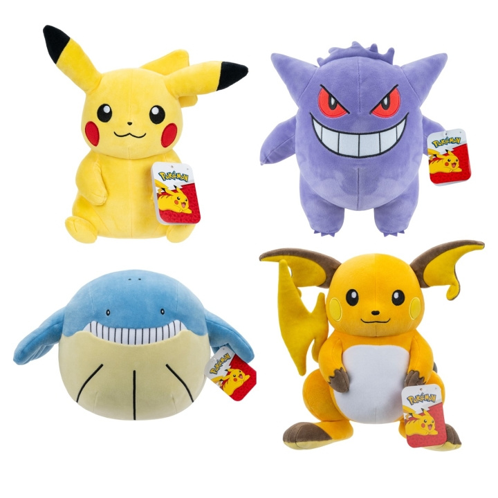 Pokémon Plysch 30 cm Ass. (95257-14) i gruppen LEKSAKER, BARN- & BABYPRODUKTER / Babyleksaker / Gosedjur hos TP E-commerce Nordic AB (D00769)