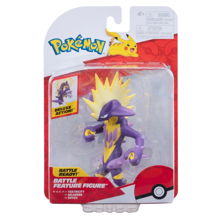 Pokémon Battle Feature Figure Toxtricity (PKW3419) i gruppen LEKSAKER, BARN- & BABYPRODUKTER / Leksaker / Figurer, Miniatyrer & tillbehör hos TP E-commerce Nordic AB (D00772)