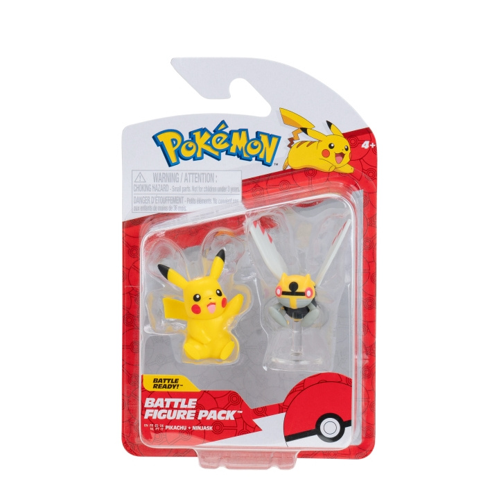 Pokémon Battle Figure Ninjask och Pikachu (PKW3576) i gruppen LEKSAKER, BARN- & BABYPRODUKTER / Leksaker / Figurer, Miniatyrer & tillbehör hos TP E-commerce Nordic AB (D00774)