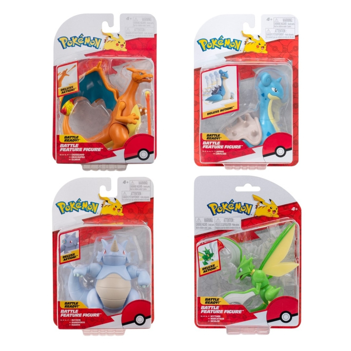 Pokémon Battle Feature Figur Ass. (95135-19) i gruppen LEKSAKER, BARN- & BABYPRODUKTER / Leksaker / Figurer, Miniatyrer & tillbehör hos TP E-commerce Nordic AB (D00824)