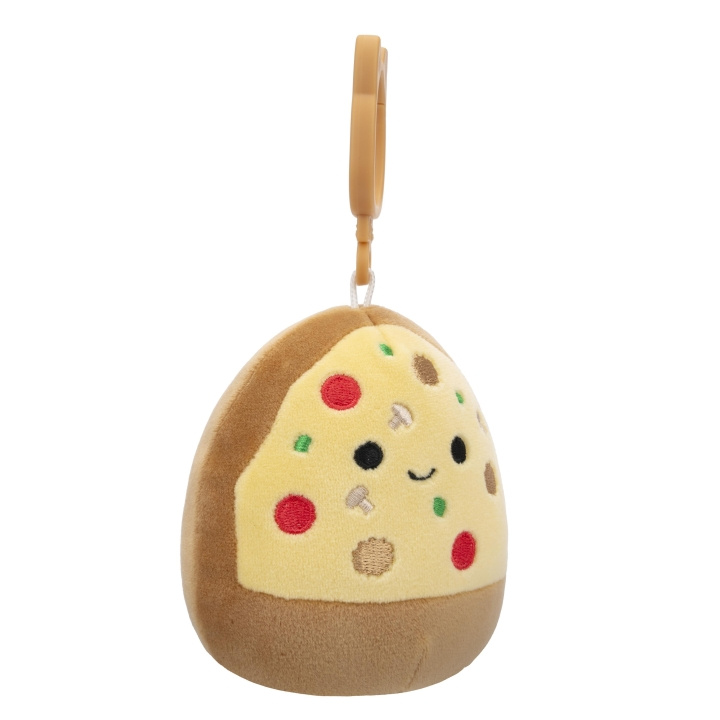 Squishmallows 9 cm P18 Clip On - Chea Pizza Slice i gruppen LEKSAKER, BARN- & BABYPRODUKTER / Babyleksaker / Gosedjur hos TP E-commerce Nordic AB (D00829)