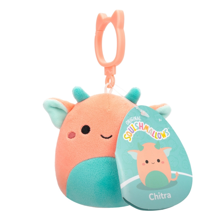 Squishmallows 9 cm P20 Clip On - Chitra Boglin i gruppen LEKSAKER, BARN- & BABYPRODUKTER / Babyleksaker / Gosedjur hos TP E-commerce Nordic AB (D00858)