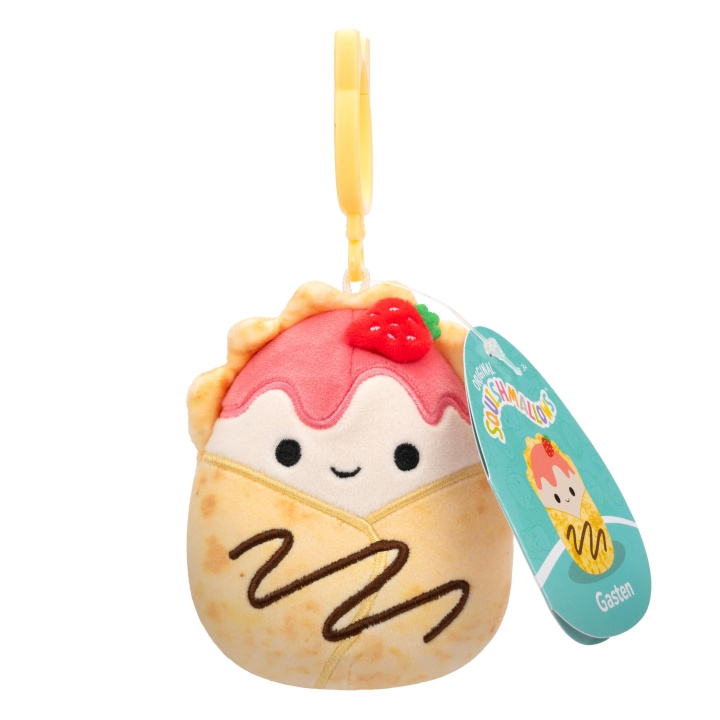 Squishmallows 9 cm P20 Clip On - Gasten Crepe i gruppen LEKSAKER, BARN- & BABYPRODUKTER / Babyleksaker / Gosedjur hos TP E-commerce Nordic AB (D00860)