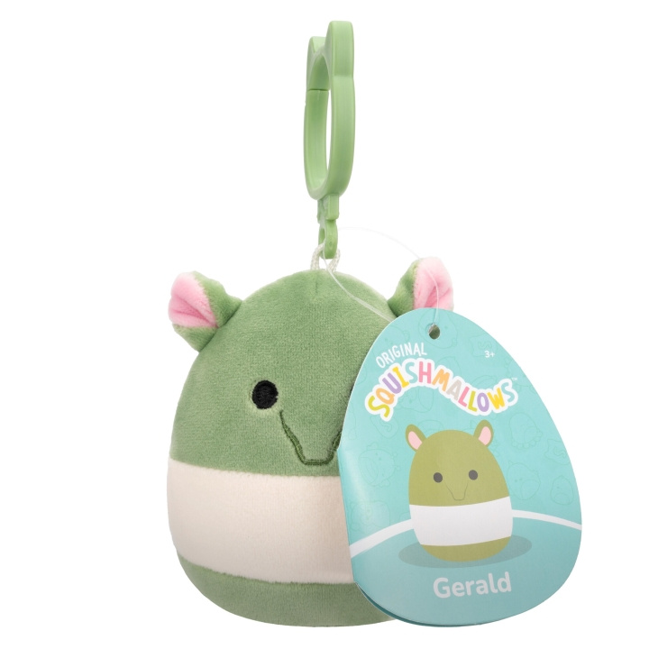 Squishmallows 9 cm P20 Clip On - Gerald Tapir i gruppen LEKSAKER, BARN- & BABYPRODUKTER / Babyleksaker / Gosedjur hos TP E-commerce Nordic AB (D00861)