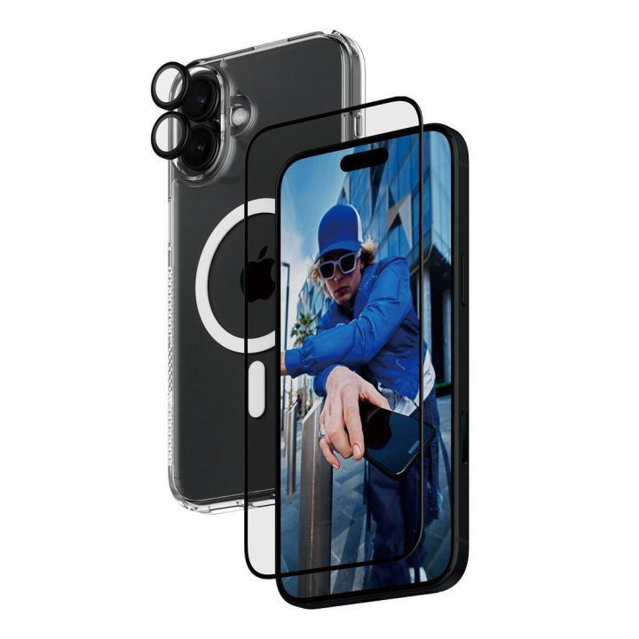 PanzerGlass iPhone 16 Plus 7\'\' 3-i-1 skyddspaket i gruppen SMARTPHONE & SURFPLATTOR / Mobilskydd / Apple / iPhone 16 hos TP E-commerce Nordic AB (D00922)