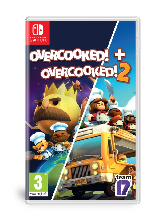 Overcooked + Overcooked 2 Double Pack (Switch) i gruppen HEMELEKTRONIK / Spelkonsoler & Tillbehör / Nintendo Switch / Spel hos TP E-commerce Nordic AB (D00944)