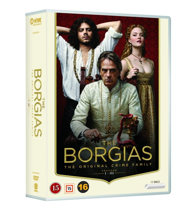 The Borgias: Complete Box - Season 1-3 (11 disc) - DVD i gruppen HEMELEKTRONIK / Ljud & Bild / TV & Tillbehör / Filmer / DVD hos TP E-commerce Nordic AB (D00967)