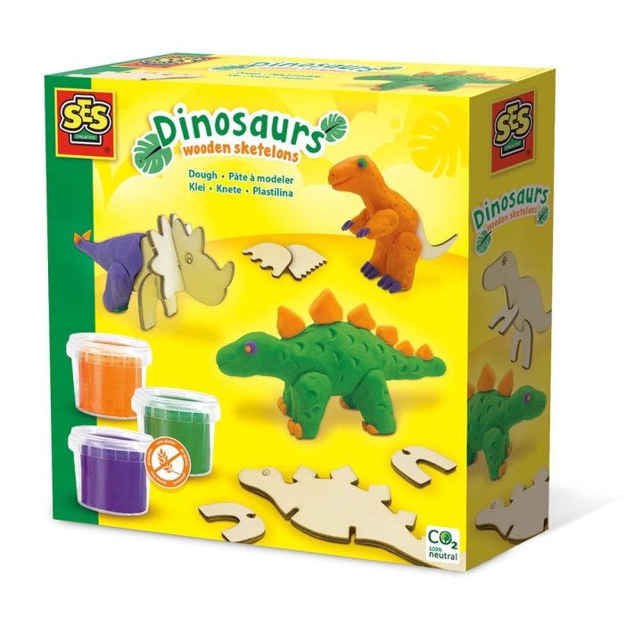 SES Creative Dough - Dinosaurier träskelett - (S00418) i gruppen LEKSAKER, BARN- & BABYPRODUKTER / Leksaker / Pyssel hos TP E-commerce Nordic AB (D00978)