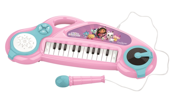 Lexibook Gabby\'s Dollhouse elektroniskt keyboard med lampor (K704GDH) i gruppen LEKSAKER, BARN- & BABYPRODUKTER / Musik, Sång & Bild / Musikinstrument hos TP E-commerce Nordic AB (D01001)