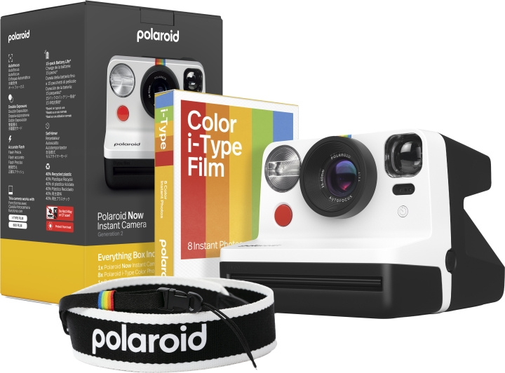 Polaroid Now Gen 2 E-Box Camera Limited Edition - Svartvitt i gruppen HEMELEKTRONIK / Foto & Video / Kameror hos TP E-commerce Nordic AB (D01010)