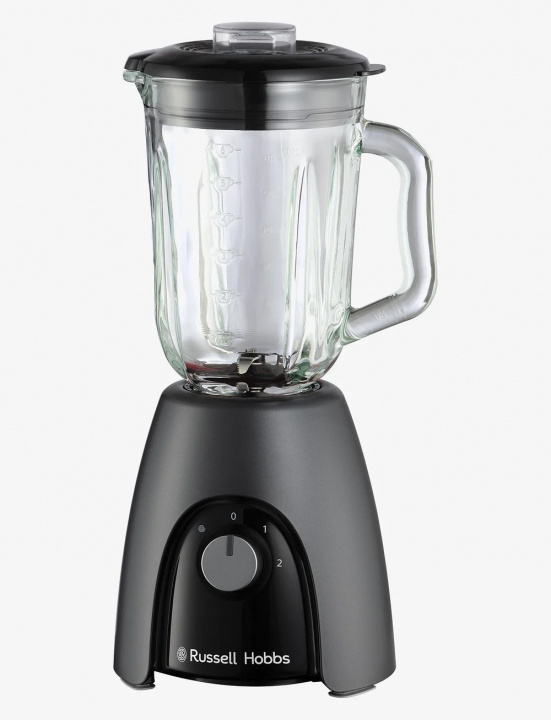 Russell Hobbs Kannmixer i matt träkol - 1,5 liter i gruppen HEM, HUSHÅLL & TRÄDGÅRD / Hushållsmaskiner / Matberedare & Köksassistenter / Mixer & Blender hos TP E-commerce Nordic AB (D01042)