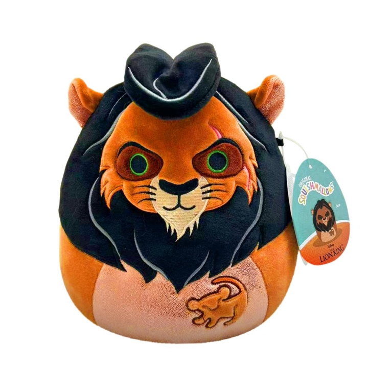 Squishmallows Disney Lejonkungen - Scar i gruppen LEKSAKER, BARN- & BABYPRODUKTER / Babyleksaker / Gosedjur hos TP E-commerce Nordic AB (D01063)