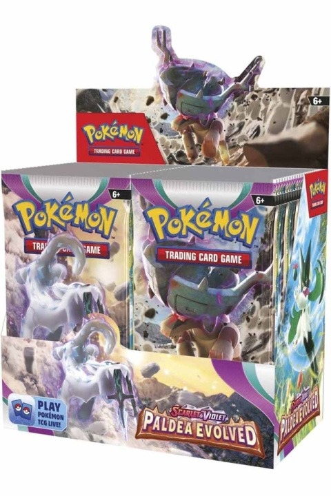 Pokémon TCG: Scarlet & Violet Paldea Evolved- Booster Box 36st (POK85349) i gruppen LEKSAKER, BARN- & BABYPRODUKTER / Spel / Kortspel hos TP E-commerce Nordic AB (D01081)