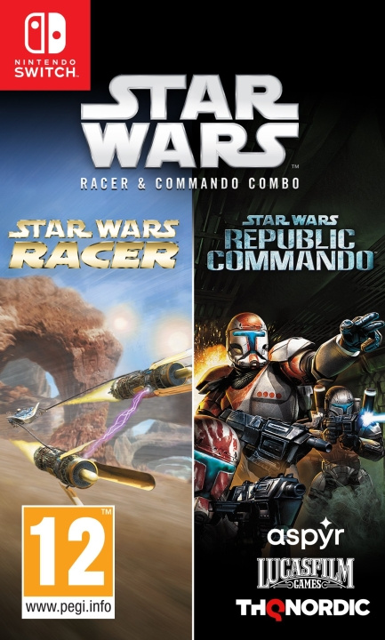 Star Wars Racer & Commando Combo (Switch) i gruppen HEMELEKTRONIK / Spelkonsoler & Tillbehör / Nintendo Switch / Spel hos TP E-commerce Nordic AB (D01227)