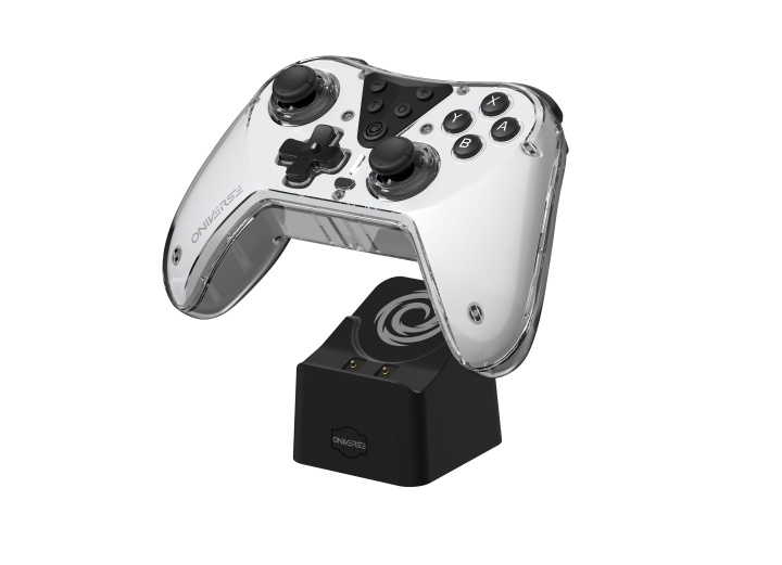 Oniverse Nintendo Switch Astralite Controller Trådlös rökvit inkl. Laddningsstation i gruppen HEMELEKTRONIK / Spelkonsoler & Tillbehör / Nintendo Switch / Tillbehör hos TP E-commerce Nordic AB (D01356)