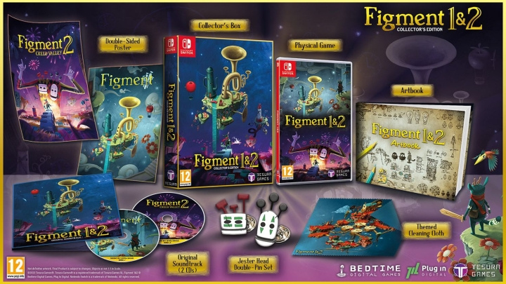 Figment 1 & 2 (Collectors Edition) (Switch) i gruppen HEMELEKTRONIK / Spelkonsoler & Tillbehör / Nintendo Switch / Spel hos TP E-commerce Nordic AB (D01361)