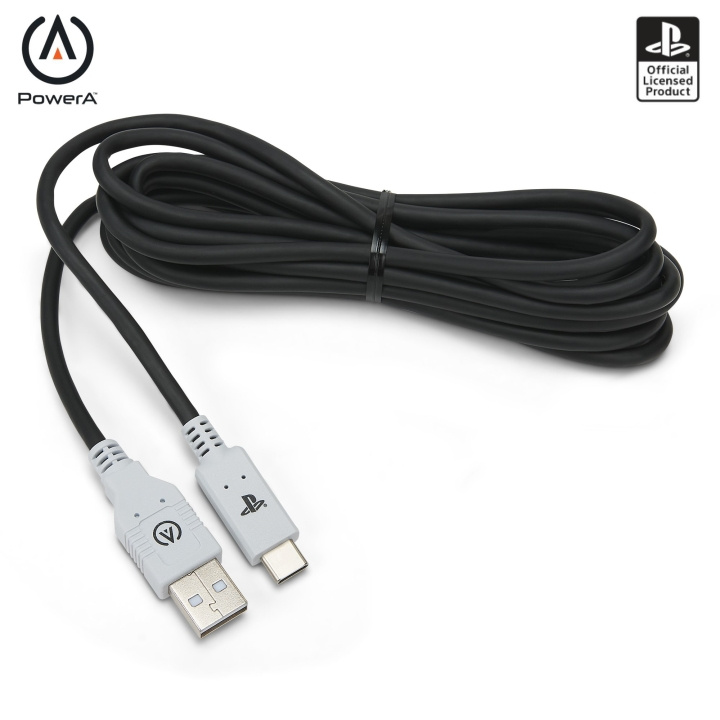 PowerA USB-C-kabel PS5 - 3 meter /PS5 i gruppen HEMELEKTRONIK / Spelkonsoler & Tillbehör / Sony PlayStation 5 hos TP E-commerce Nordic AB (D01448)