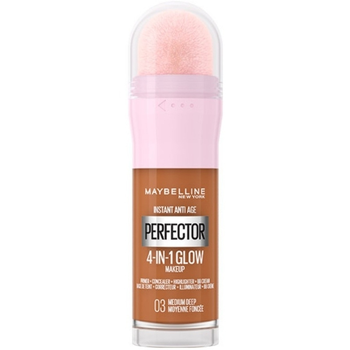 Maybelline Instant Perfector 4-in-1 Glow Makeup 03 Medium Deep i gruppen SKÖNHET & HÄLSA / Makeup / Basmakeup / Concealer hos TP E-commerce Nordic AB (D01461)