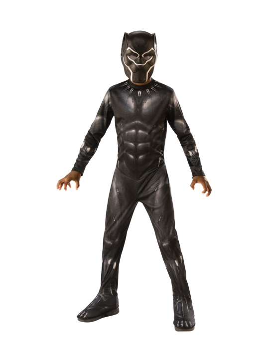 Rubies Marvel Costume - Black Panther (116 cm) i gruppen LEKSAKER, BARN- & BABYPRODUKTER / Leksaker / Maskeradkläder hos TP E-commerce Nordic AB (D01464)