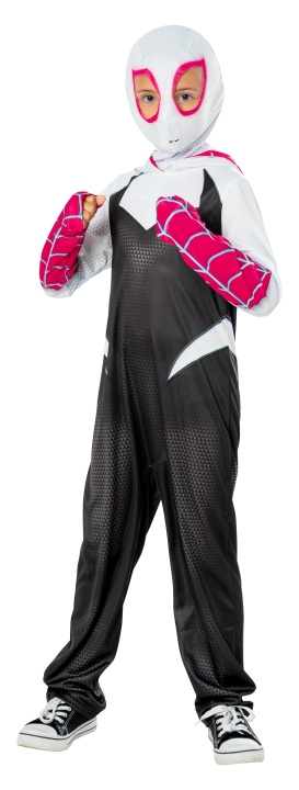 Rubies Marvel Costume - Spider-Gwen (128 cm) i gruppen LEKSAKER, BARN- & BABYPRODUKTER / Leksaker / Maskeradkläder hos TP E-commerce Nordic AB (D01481)