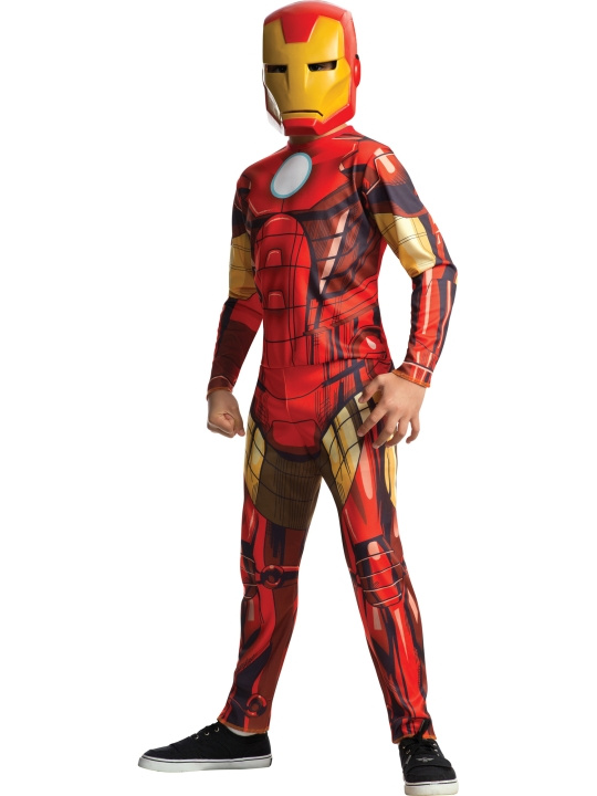 Rubies Marvel Costume - Iron Man (132 cm) i gruppen LEKSAKER, BARN- & BABYPRODUKTER / Leksaker / Maskeradkläder hos TP E-commerce Nordic AB (D01482)