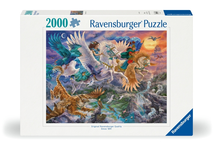 Ravensburger Pussel Pegasus Och Vänner 2000p (12000806) i gruppen SPORT, FRITID & HOBBY / Hobby / Pussel hos TP E-commerce Nordic AB (D01487)