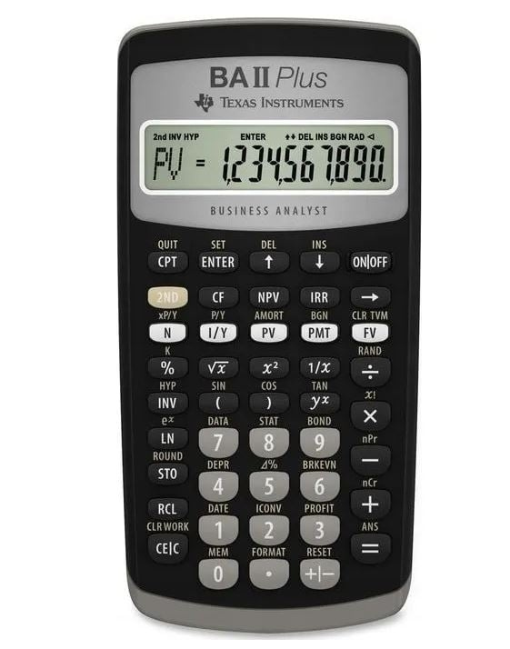 Texas Instruments BAll Plus Finansiell Kalkylator i gruppen HEM, HUSHÅLL & TRÄDGÅRD / Kontorsmaterial / Övriga kontorsmaterial hos TP E-commerce Nordic AB (D01491)